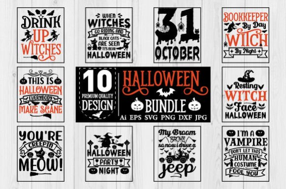 Download Halloween Quotes SVG Design Bundle Vol 5 - Halloween quotes Collection