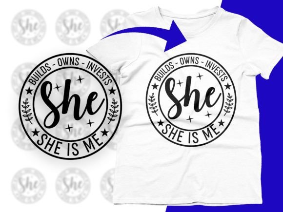 Download She Builds Owns Invests She is Me Svg - Premium Resources