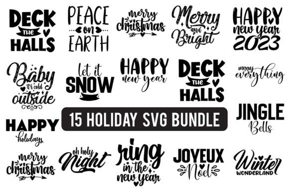Download Holiday SVG Bundle, Winter SVG - Holiday svg bundle Collection