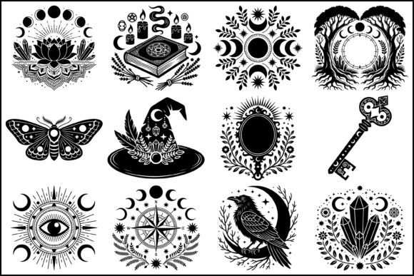 Download Mystic Witchcraft SVG Bundle Set - Witchcraft svg bundle Collection