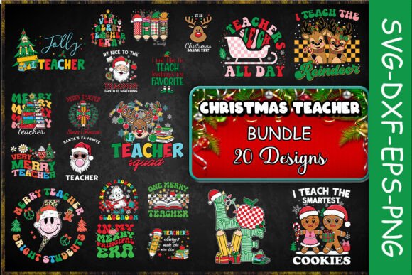 Download Christmas Teacher SVG Bundle - Teacher svg bundle Collection