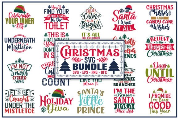 Download Christmas Holiday SVG Bundle - Holiday svg bundle Collection